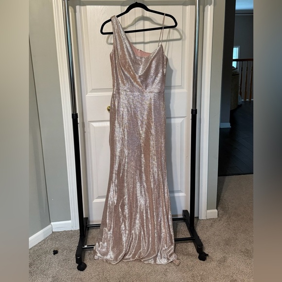 Hayley Paige Occasions Dresses & Skirts - Hayley Paige Occasions One Shoulder Dress